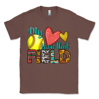 Chestnut my heart is on that field softball Classic Tee - HRA Design Shop