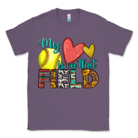 Lavender my heart is on that field softball Classic Tee - HRA Design Shop