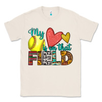 Natural my heart is on that field softball Classic Tee - HRA Design Shop