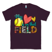 Plum my heart is on that field softball Classic Tee - HRA Design Shop