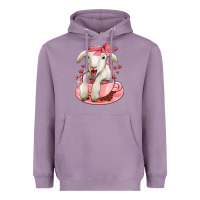 Lavender valentines day lamb Heavyweight Hoodie - Jasminsmagicworld