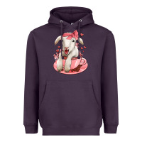 Plum valentines day lamb Heavyweight Hoodie - Jasminsmagicworld