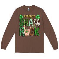 Chestnut Ready to shamrock St. Patrick's Day Long Sleeve Tee - Neo Western