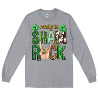 Heather Grey Ready to shamrock St. Patrick's Day Long Sleeve Tee - Neo Western