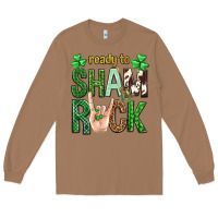 Toasted Coconut Ready to shamrock St. Patrick's Day Long Sleeve Tee - Neo Western