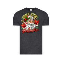 Vintage Black dont stop believin Vintage Tee - Zillion Design Studio