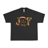 Pigment Black dachshund puppy christmas joy Urban Heavy Tee - RanaPortraitStore