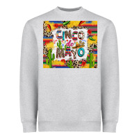 Heather Grey Cinco de mayo Heavyweight Sweatshirt - RanaPortraitStore