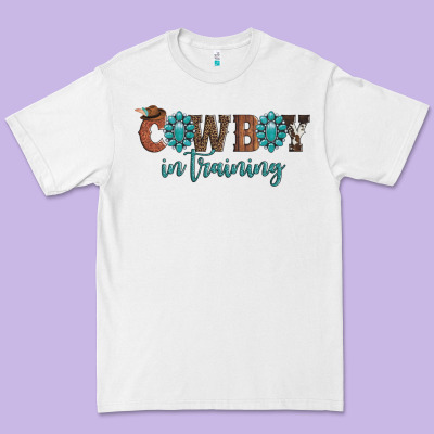 Cowboy In Training Premium Tee Designed By Artiststas