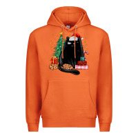 Carrot christmas black cat Premium Hoodie - MaliasSmallBusiness