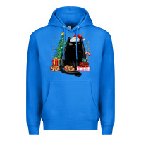 True Royal christmas black cat Premium Hoodie - MaliasSmallBusiness