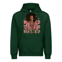 Forest Green blessed black woman Urban Hoodie - Artiststas