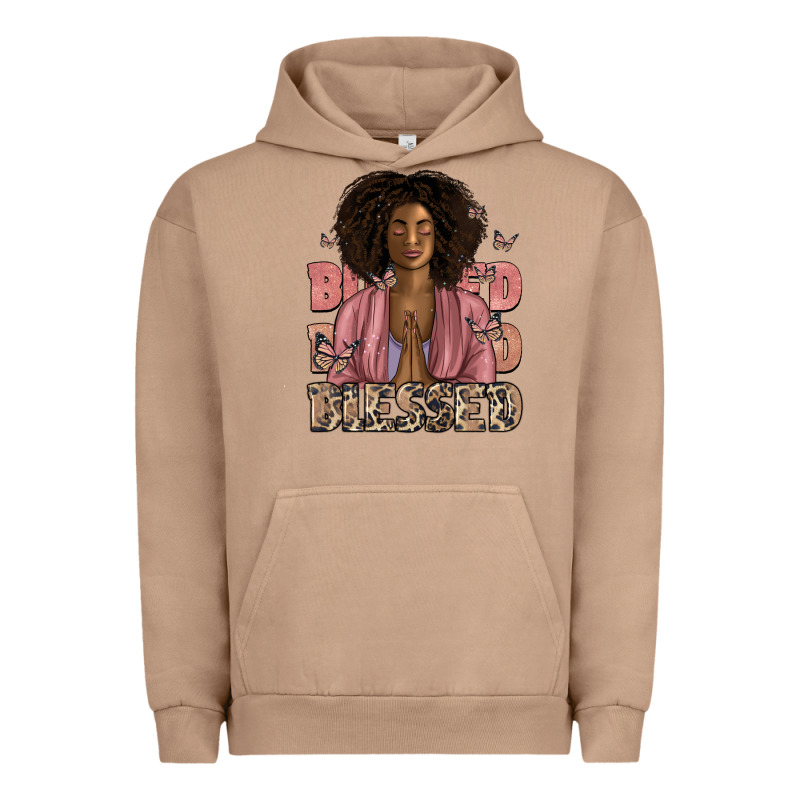 Blessed Black Woman Urban Hoodie by Artiststas | Teevron