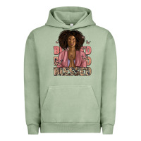 Pigment Oil Green blessed black woman Urban Hoodie - Artiststas