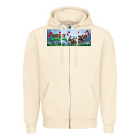 Sandshell merry christmas with santa sleigh Zipper Hoodie - BundleAndBundleShop