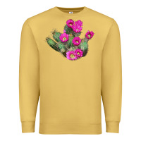 Antique Gold strawberry hedgehog cactus Premium Sweatshirt - LillyAllenDesigns