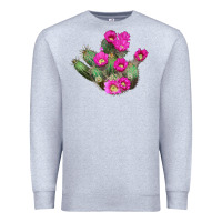 Heather Grey strawberry hedgehog cactus Premium Sweatshirt - LillyAllenDesigns