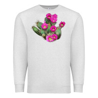 Oatmeal Heather strawberry hedgehog cactus Premium Sweatshirt - LillyAllenDesigns