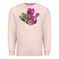 Pale Pink strawberry hedgehog cactus Premium Sweatshirt - LillyAllenDesigns