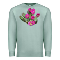 Seafoam strawberry hedgehog cactus Premium Sweatshirt - LillyAllenDesigns