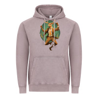 Vintage Zinc happy deer Vintage Hoodie - Unal Design