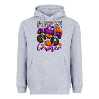 Heather Grey pumpkin crusher monster truck Heavyweight Hoodie - Jasminsmagicworld