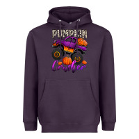 Plum pumpkin crusher monster truck Heavyweight Hoodie - Jasminsmagicworld