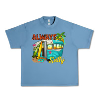 Pebble Blue always salty with caravan Urban Heavy Tee - texasbilliewilder