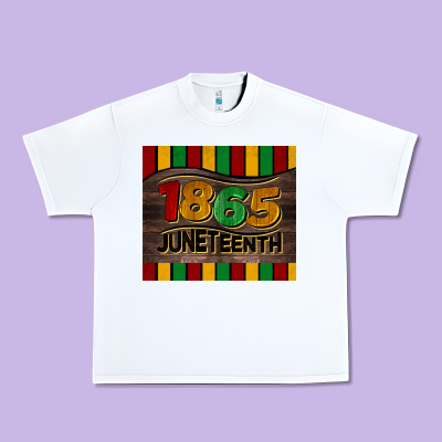 1865 Juneteenth Tumbler Urban Heavy Tee Designed By Barkaloodesign