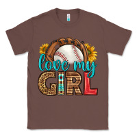 Chestnut love my girl baseball Classic Tee - HRA Design Shop