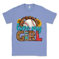 Colony Blue love my girl baseball Classic Tee - HRA Design Shop