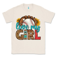 Natural love my girl baseball Classic Tee - HRA Design Shop