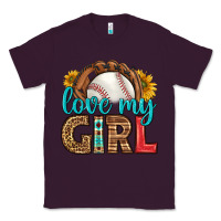 Plum love my girl baseball Classic Tee - HRA Design Shop