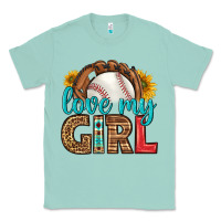 Seafoam love my girl baseball Classic Tee - HRA Design Shop