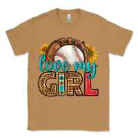 Toasted Coconut love my girl baseball Classic Tee - HRA Design Shop