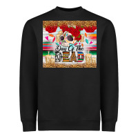 Black Day of the dead skeleton Heavyweight Sweatshirt - RanaPortraitStore