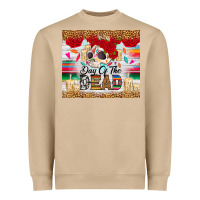 Day Of The Dead Skeleton Heavyweight Sweatshirt | Teevron