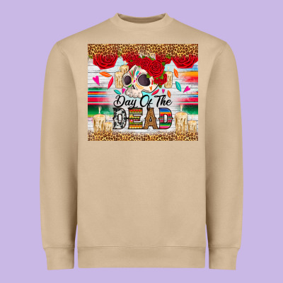 Heavyweight Sweatshirt Day of the dead skeleton