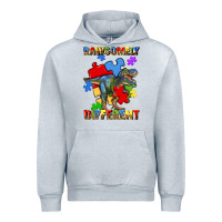 Heather Grey rawsomely different autism t rex Urban Hoodie - Artiststas