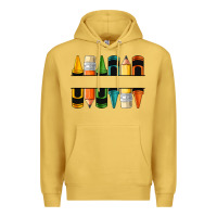 Antique Gold custom crayons with pencil Premium Hoodie - NancyCooperArtShop