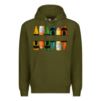 Army Green custom crayons with pencil Premium Hoodie - NancyCooperArtShop