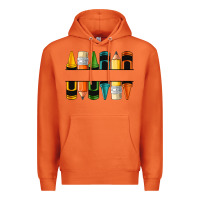 Carrot custom crayons with pencil Premium Hoodie - NancyCooperArtShop