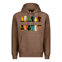 Chestnut custom crayons with pencil Premium Hoodie - NancyCooperArtShop