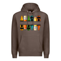 Coffee custom crayons with pencil Premium Hoodie - NancyCooperArtShop
