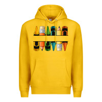 Lemon custom crayons with pencil Premium Hoodie - NancyCooperArtShop