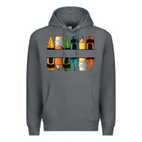 Rock custom crayons with pencil Premium Hoodie - NancyCooperArtShop