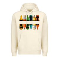 Sandshell custom crayons with pencil Premium Hoodie - NancyCooperArtShop
