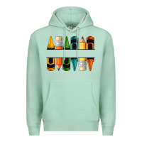 Seafoam custom crayons with pencil Premium Hoodie - NancyCooperArtShop