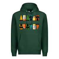 Sports Green custom crayons with pencil Premium Hoodie - NancyCooperArtShop