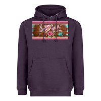 Plum western nurse love  caduceus and arrow license plate template Heavyweight Hoodie - BarkalooDesign